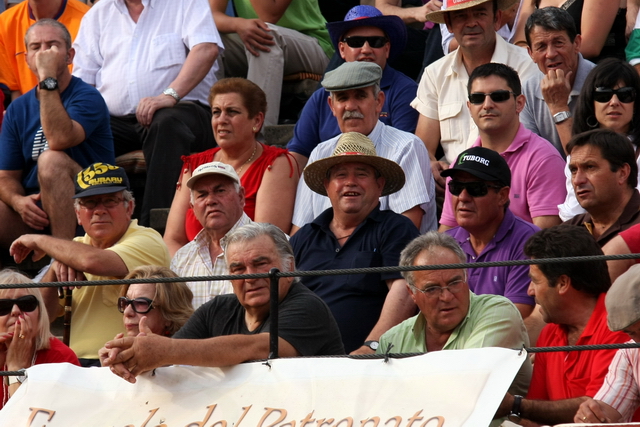 Ejemplares aficionados pacenses. (FOTO: Gallardo)