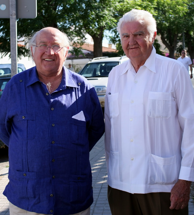 El ganadero Antonio Muñoz y el Duque de Gor. (FOTO: Gallardo)