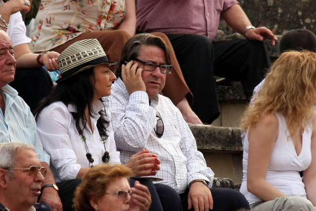 José Manuel Gordillo siempre atento a la noticia. (FOTO: Gallardo)