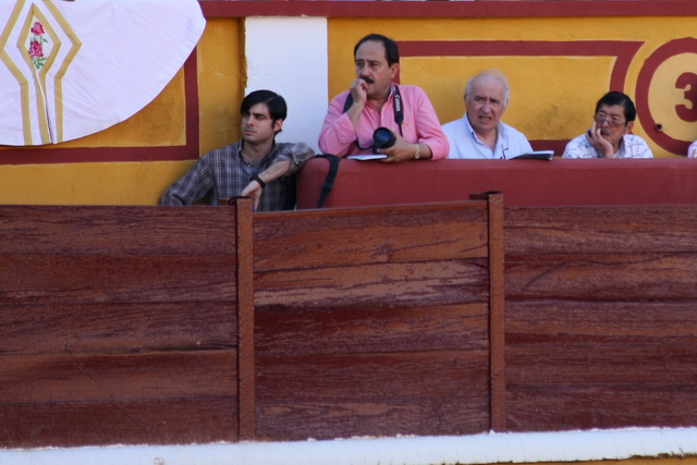 Tres maestros: Castañares, Juan Ángel y Fernando Masedo Torres. (FOTO: Gallardo)