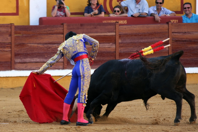 Toreando tanto al natural...(FOTO: Gallardo)