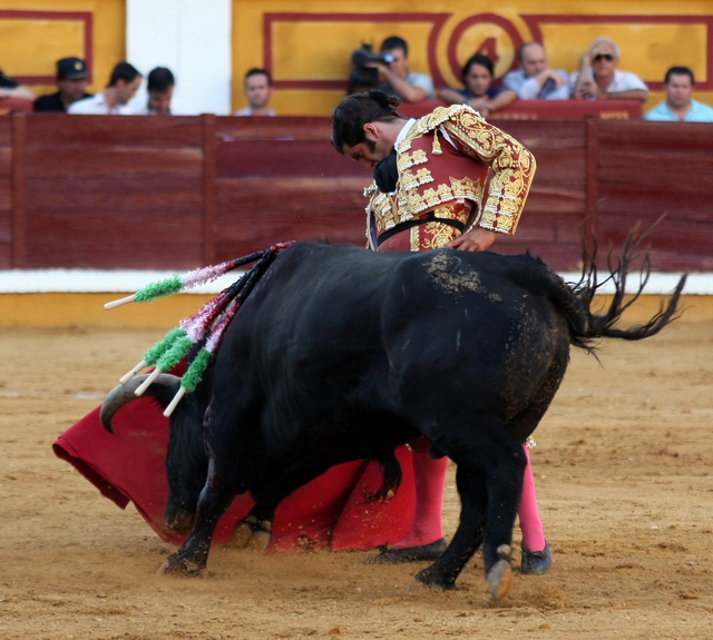 Encajado de riñones Morante enamoró a la plaza.