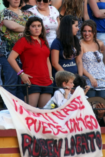 Maria del Mar Santos felizmente recuperada de su percance. (FOTO: Gallardo)