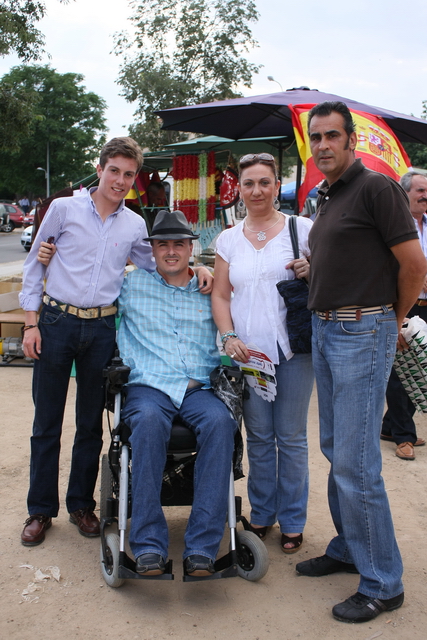 Paquito Ruiz, haciendo 'AFICIÓN', como siempre. (FOTO: Gallardo)