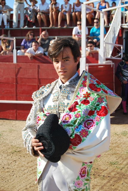 Emilio Salamanca esperando para echar andar.