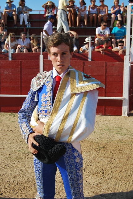 Tomás Angulo esperando la señal.