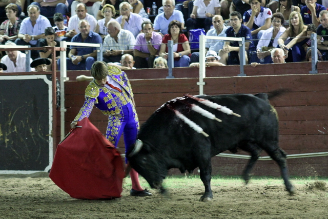 Manuel y su temple con la diestra.