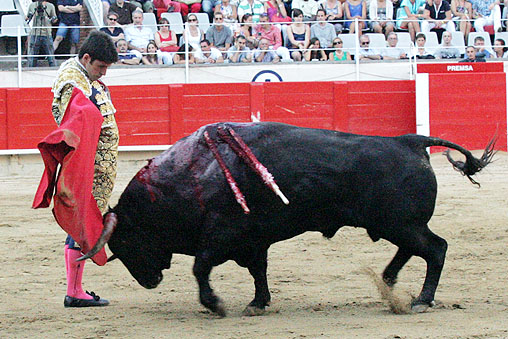 Manoletinas de Talavante, en Barcelona. (FOTO: FARICLE/Burladero.com)