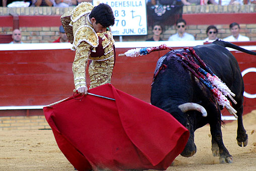 Talavante esta tarde en Huelva. (FOTO: TorosComunicación)