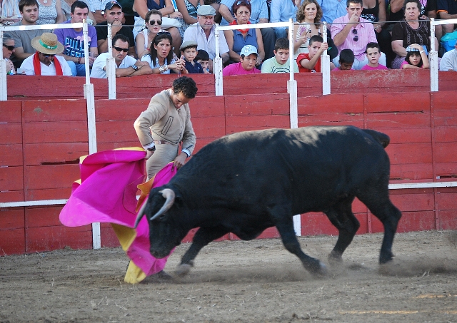 Al cuarto también le recibió con mucho 'angel'. (FOTO:Fco. J. Campos)