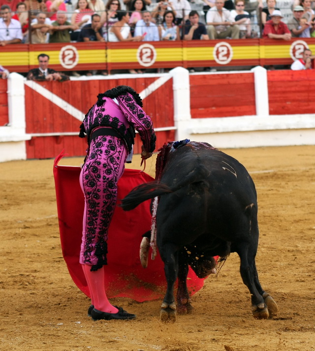 El natural alargando el viaje con la ayuda.