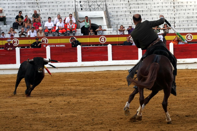 A lomos de 'Pintor' clavó banderillas al quiebro.