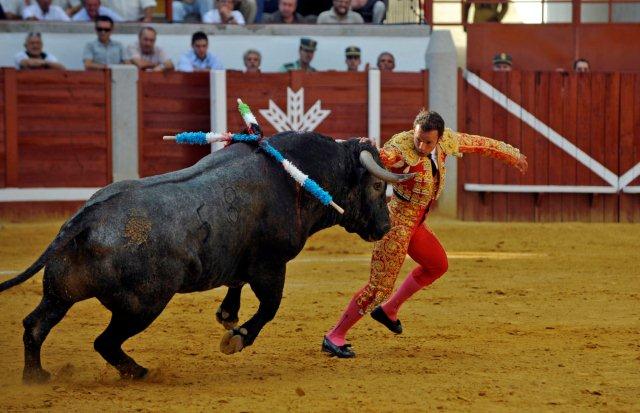 Ante el empuje del victorino, la yema de los dedos para atemperarlo.