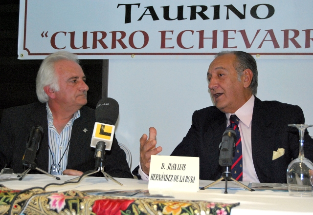 Eugenio García Gutiérrez y el Dr. Hernández de la Rosa. (FOTO:Fco. Javier Campos)