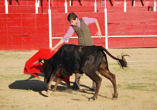 Marín con la muleta.