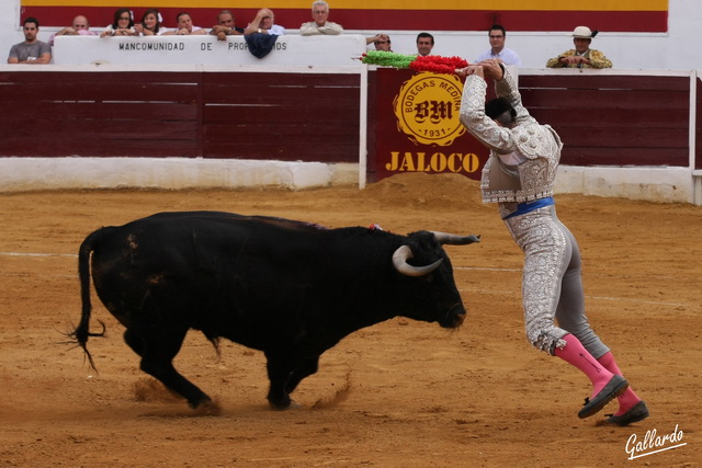 El Boni asomándose al balcón.