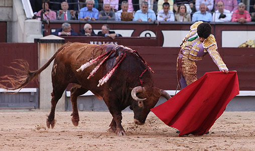 Talavante al natural en Las Ventas. (FOTO:Iván de Andrés/Burladero.com)