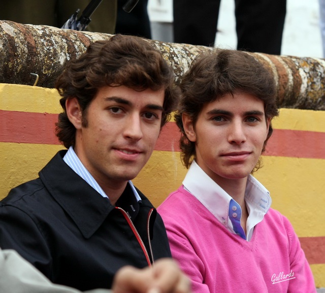 Tulio Salguero y Manuel Larios, dos valores de la torería pacense.