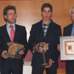 Los galardonados por la Peña Taurina ‘Luis Reina’ de Almendralejo.