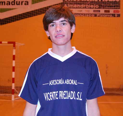 Alberto Blanco, novillero de la Escuela Taurina de Badajoz.