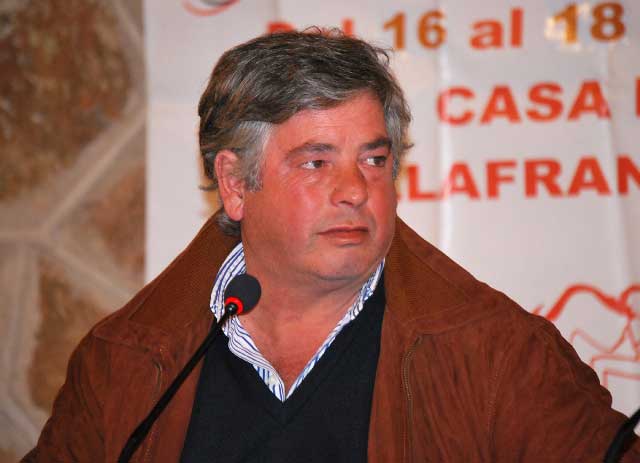 El maestro portugués Joao Moura, presente en Villafranca.