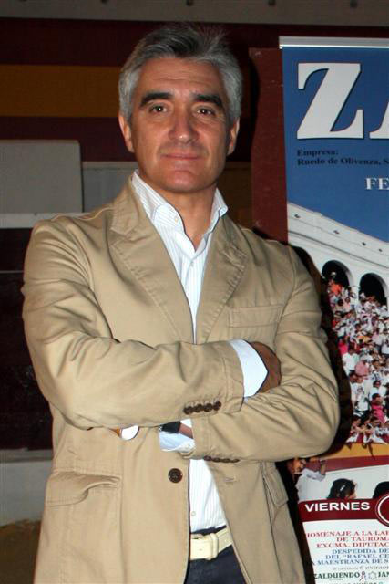 Pepe Cutiño, co-empresario de cosos como los de Badajoz, Zafra u Olivenza. (FOTO:Gallardo)