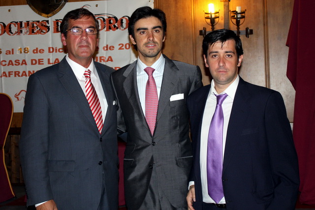 Balta Manzano, Miguel Ángel Perera y Antonio Girol.