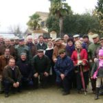 Foto de familia de la Peña T. Luis Reina en ‘El Cubo’.