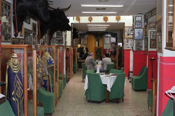 Perspectiva del Museo Taurino de Badajoz sito en la calle López Prudencio.