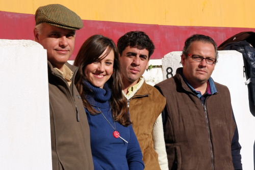 Santiago Malpica, Estefanía Zarallo, Fernando González y el Director Gerente del Patronato: Nandi Masedo.