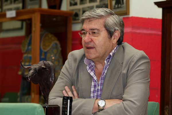 Luis Carlos Franco García, Presidente del Club Taurino Extremeño de Badajoz. (FOTO:Gallardo)