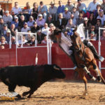 Paulol Caetano clavando las cortas. (FOTO: Gallardo)