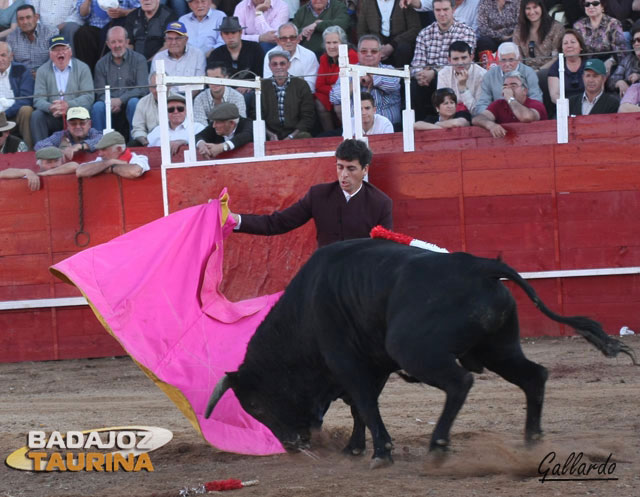 Fernando González dando un gran lance de capote.