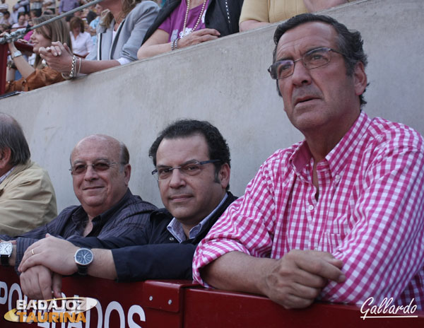 José L. Iniesta, Paco Aguado y Barta Manzano.