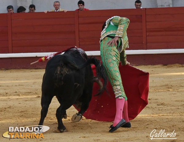 Otra instantánea de Perera en redondo.