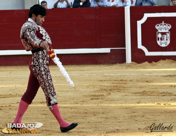 José María Tejero, de la cuadrilla de Ponce, dejándose ver.