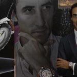 Santiago posando con uno de los relojes a los que presta su imagen. (FOTO: Primetime)