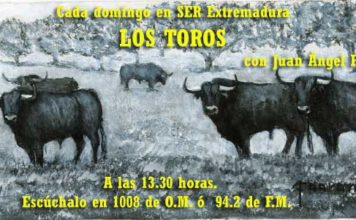 Los Toros en SER Extremadura. (Pintura de Fernando Naranjo).