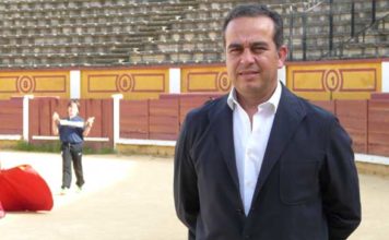 «No hay más secreto que el trabajo» Joaquín Domínguez en el coso de Badajoz. (FOTO:Gª de Elexalde)