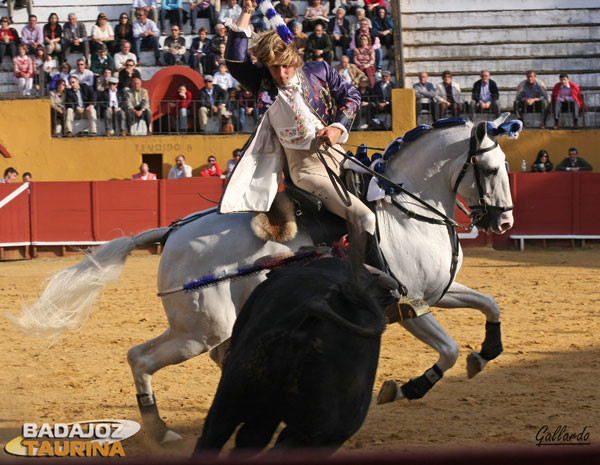 Momento de la actuación de Rui Fernandes (FOTO:Gallardo)