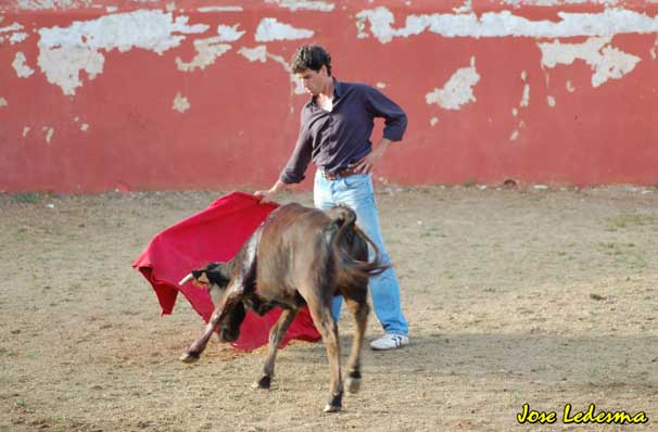 Y terminó dando muletazos de gran trazo.