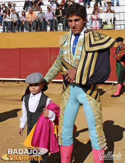 Rafael Cerro a punto de echar a andar.