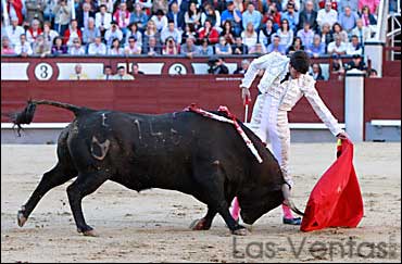 Talavante en la corrida del Patrón. (FOTO:Juan Pelegrín)