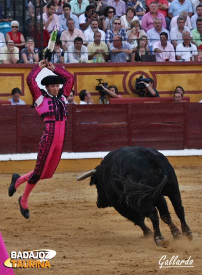 Joselito Gutiérrez se desmonteró en este tercio.