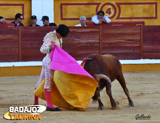 Garrido lanceando a la verónica. 