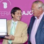 Fernando Masedo junto al Alcalde de Badajoz. (FOTO:PakoPin)