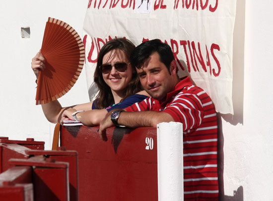 Los únicos medios extremeños que cubrían la final...al solecito.