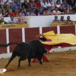 Larga cambiada de Antonio Ferrera al primero. (FOTO:Gallardo)