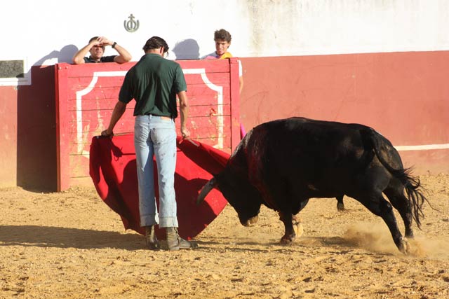 Relajado, gustándose en cada pase, así estuvo Lancho toda la tarde..