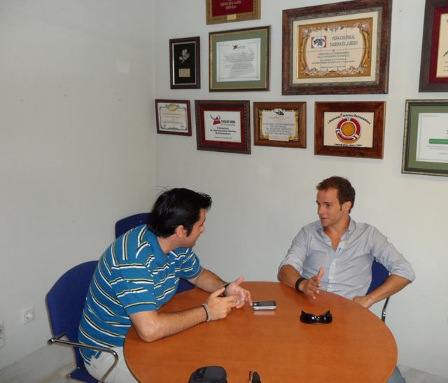 Antonio y Emilio durante la entrevista. (FOTO: AJG)